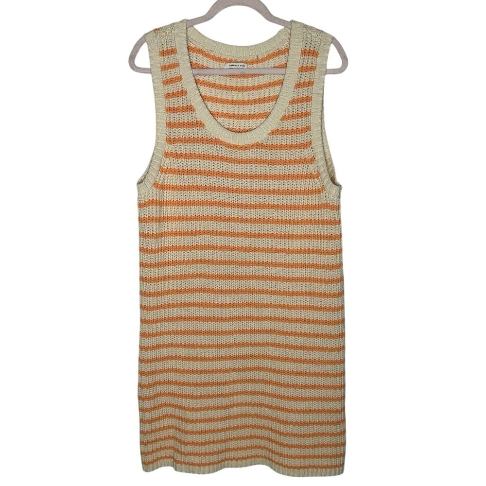 American Eagle Knit Striped Sleeveless Shift Dress